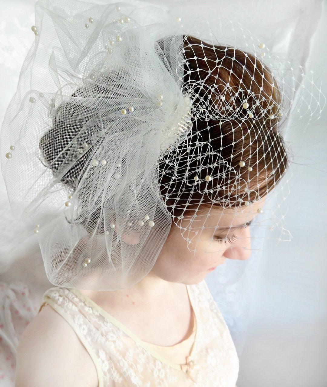 Wedding Cage Veils
 wedding birdcage veil wedding bird cage veil with pearls