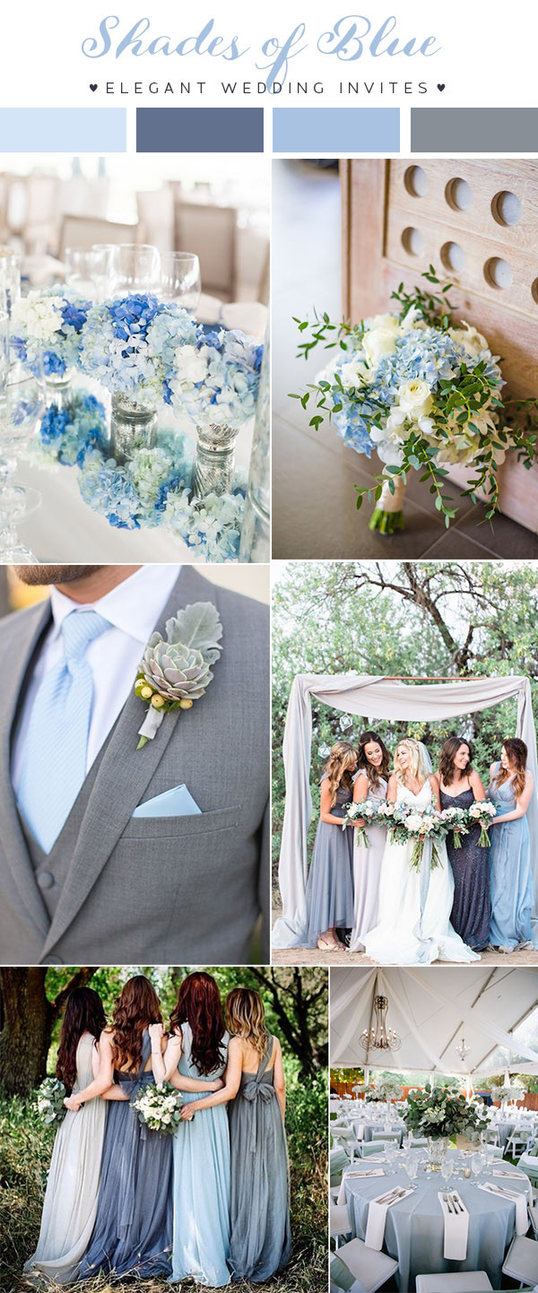 Wedding Color Combos
 Updated Top 10 Wedding Color Scheme Ideas for 2018 Trends
