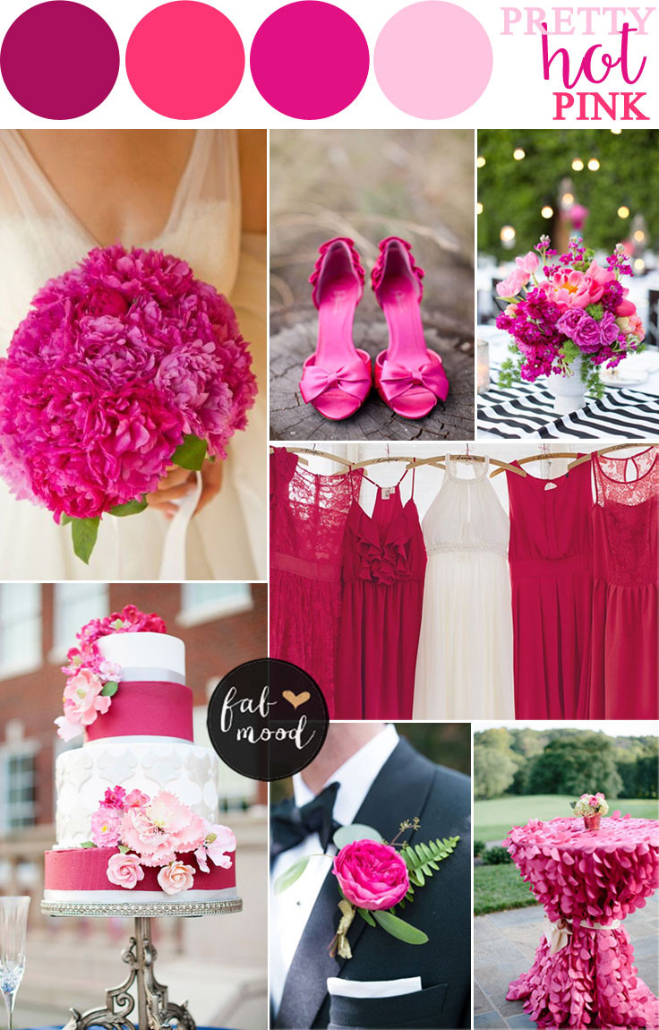Wedding Color Combos
 Hot Pink Wedding Color bos
