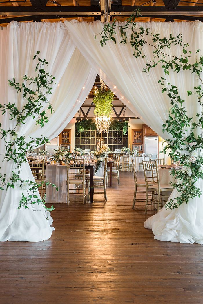 Wedding Decoration
 Trending Organic Inspired White and Greenery Wedding Ideas