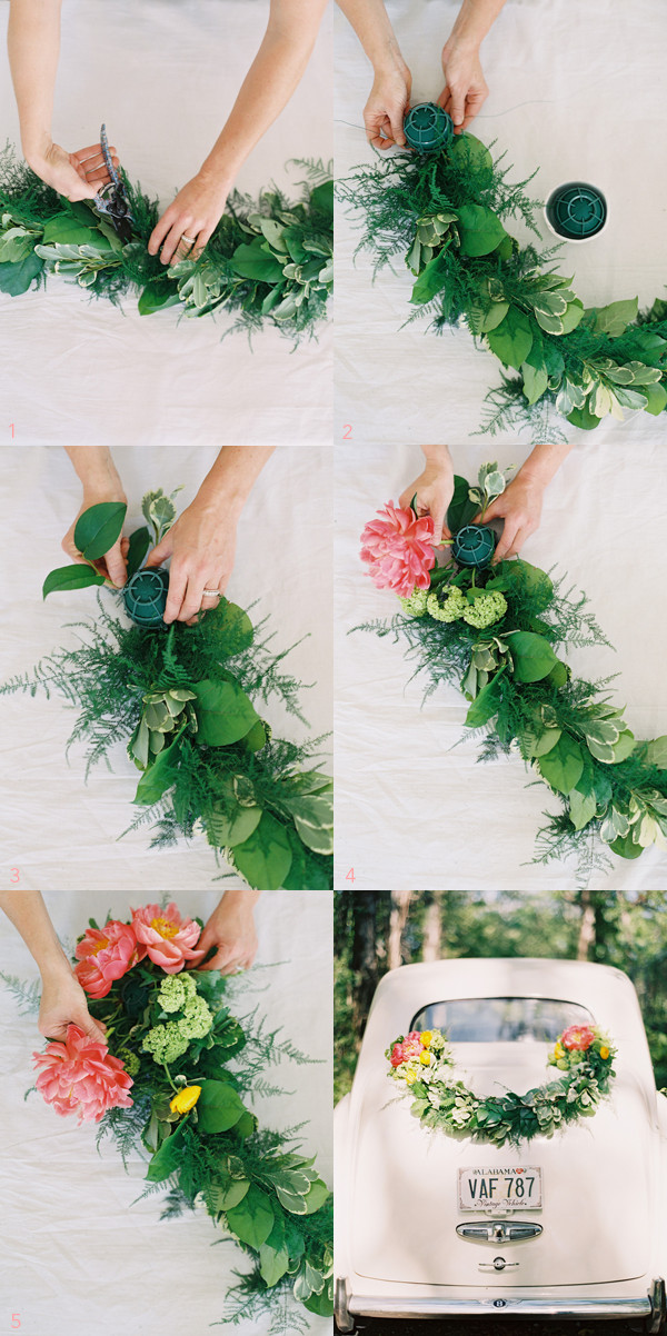 Wedding Decorations Diy
 DIY Wedding Getaway Garland ce Wed