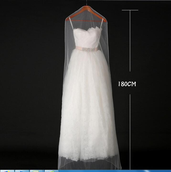 Wedding Gown Bag
 Transparent Wedding Dress Dust Cover Best Soft Tulle