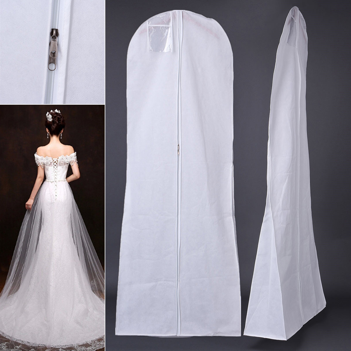 Wedding Gown Bag
 Wedding Dress Bridal Gown Garment Dustproof
