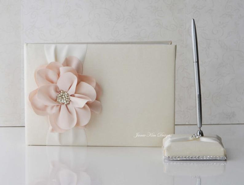 Wedding Guest Book And Card Box
 Wedding card box guest book and pen set Custom Made to