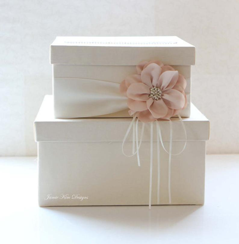 Wedding Guest Book And Card Box
 Wedding card box guest book and pen set Custom Made to