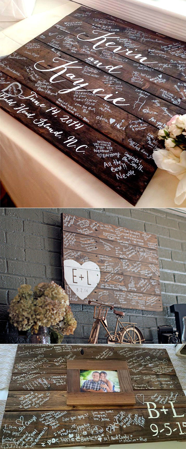 Wedding Guest Book Corner
 20 Must See Non Traditional Wedding Guest Book