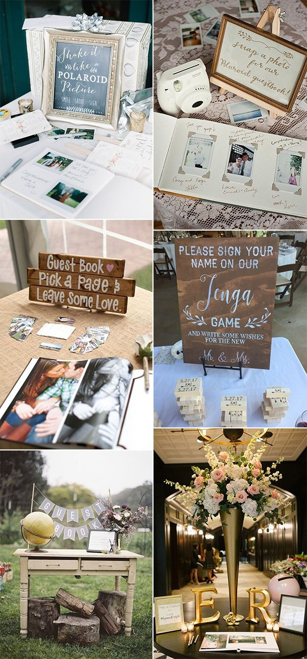 Wedding Guest Book Design Ideas
 15 Trending Wedding Guest Book Sign in Table Decoration