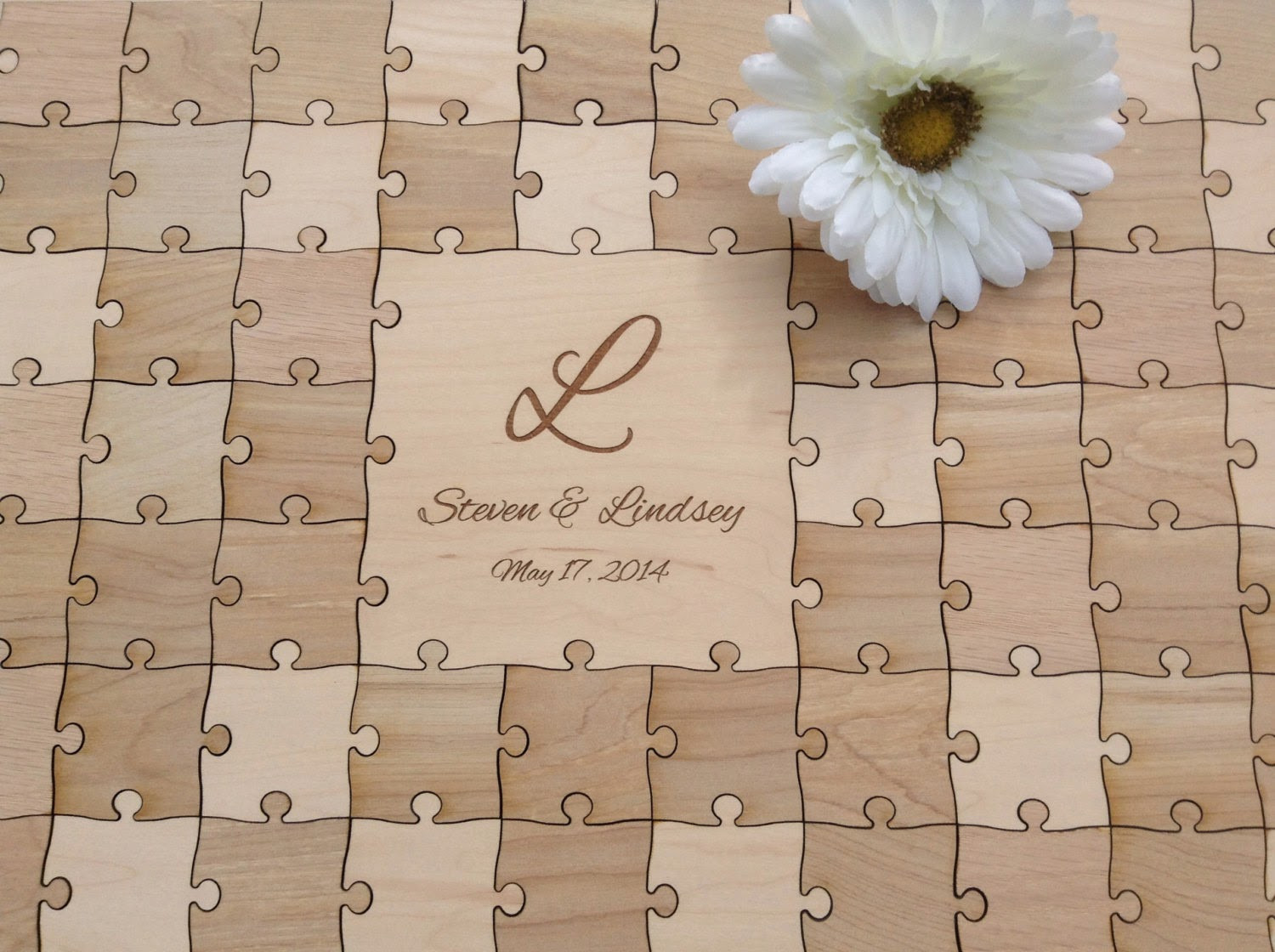 Wedding Guest Book Puzzles
 Northern Owl Creations at northernowl Wedding Guest