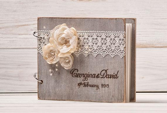 Wedding Guest Book Rustic
 Wedding Guest Book Guest Book Rustic Guest Book Wedding