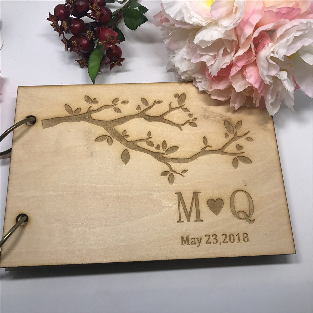 Wedding Guest Book Where To Buy
 Aliexpress Buy Custom Wedding Tree Guest Book