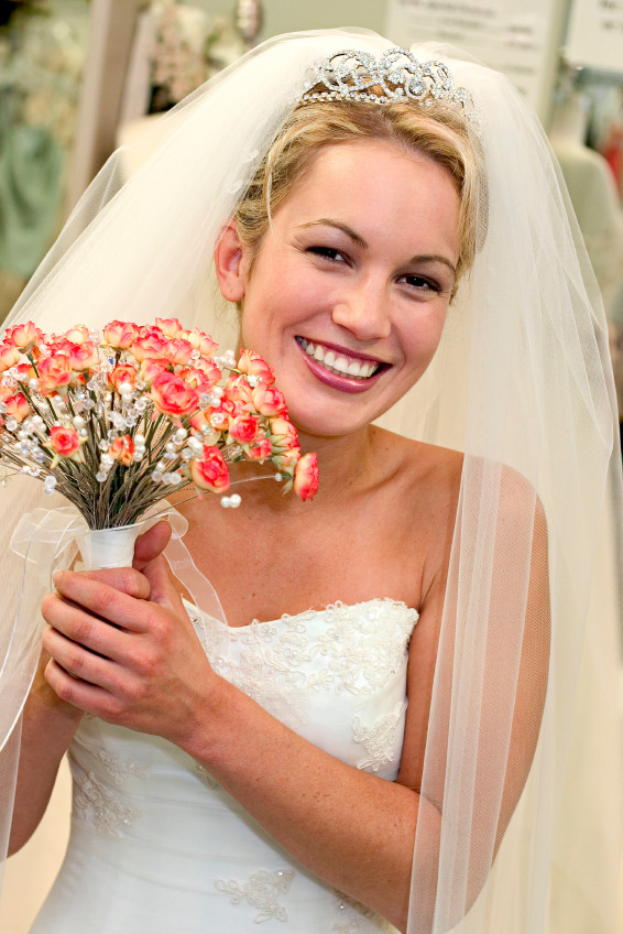 Wedding Hair With Veil And Tiara
 long wedding veils and tiaras