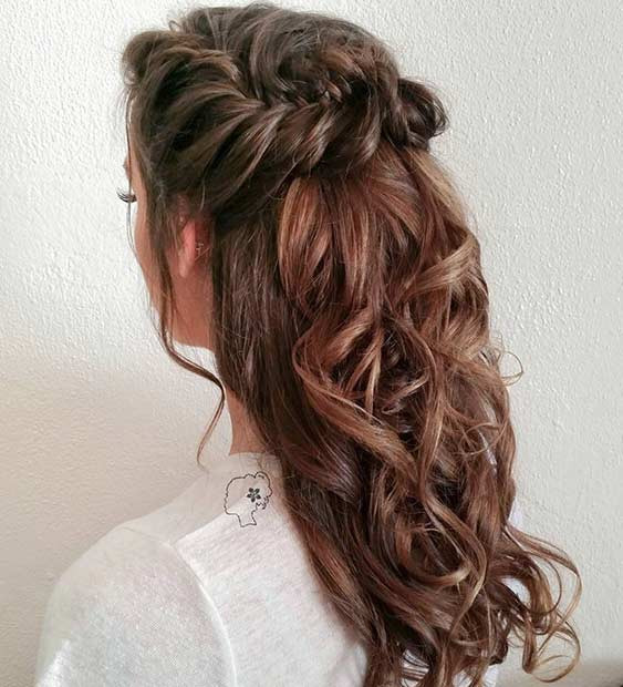 Wedding Hairstyles For Medium Hair Half Up
 31 Half Up Half Down Hairstyles for Bridesmaids