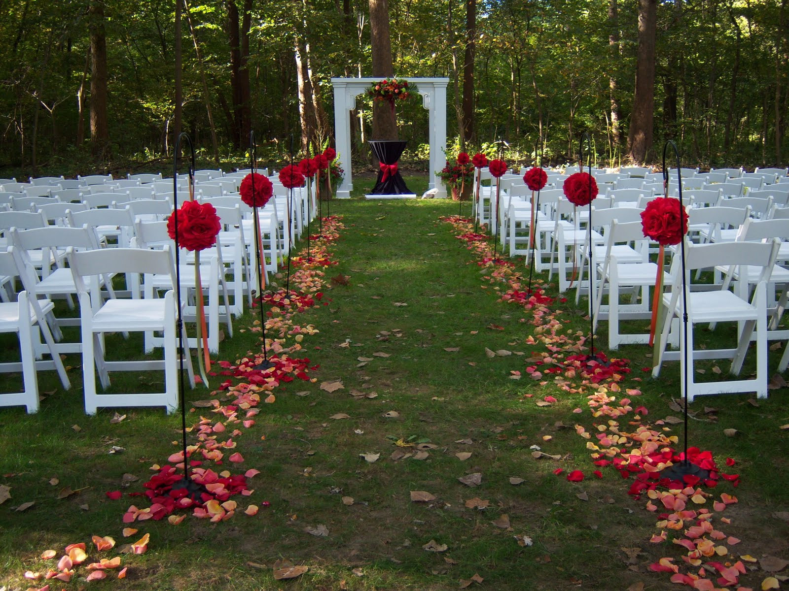 Wedding In Backyard
 Outdoor Wedding