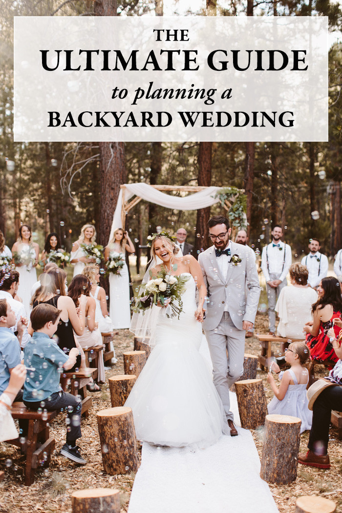 Wedding In Backyard
 The Ultimate Guide to Planning a Backyard Wedding