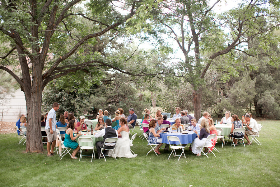 Wedding In Backyard
 Colorado Backyard Wedding Rustic Wedding Chic