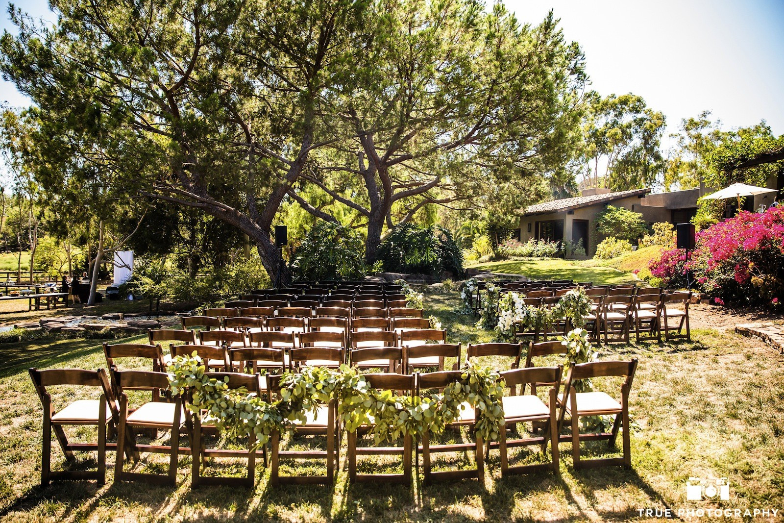 Wedding In Backyard
 Whimsical Backyard Wedding at the Sanctuary Estate