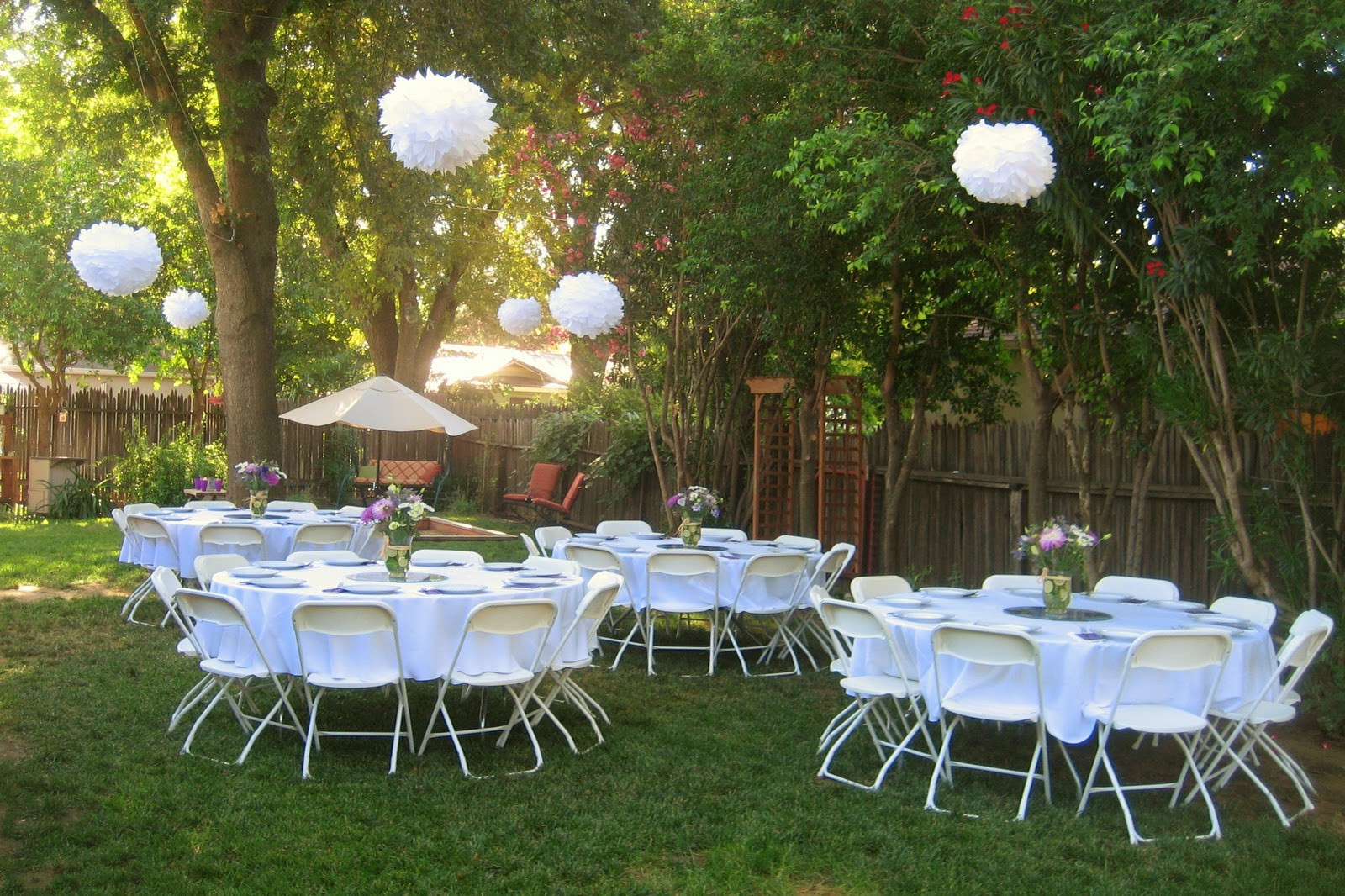 Wedding In Backyard
 A resting place for pleted Projects Backyard Bridal