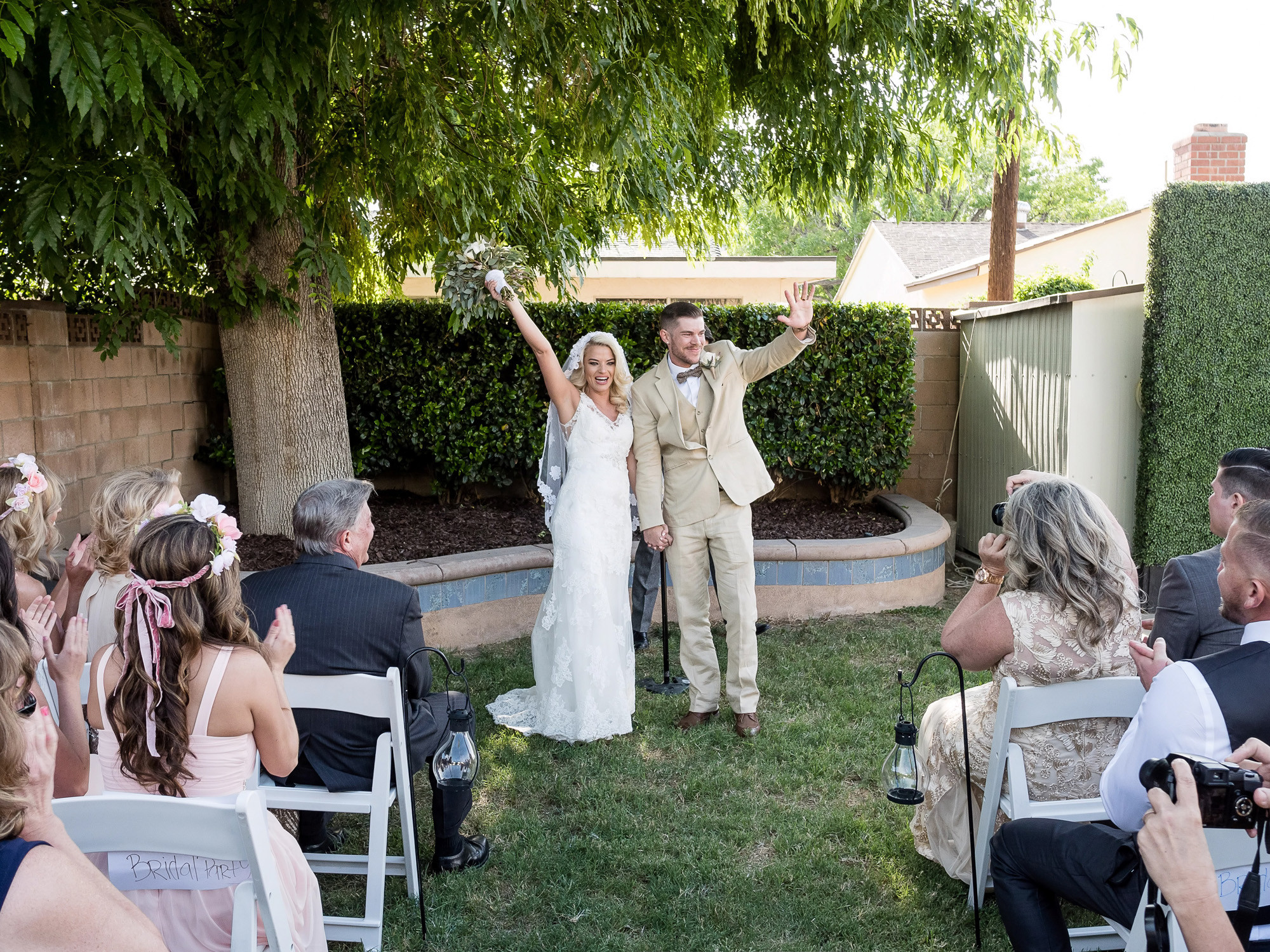 Wedding In Backyard
 A Rustic and Romantic Backyard Wedding