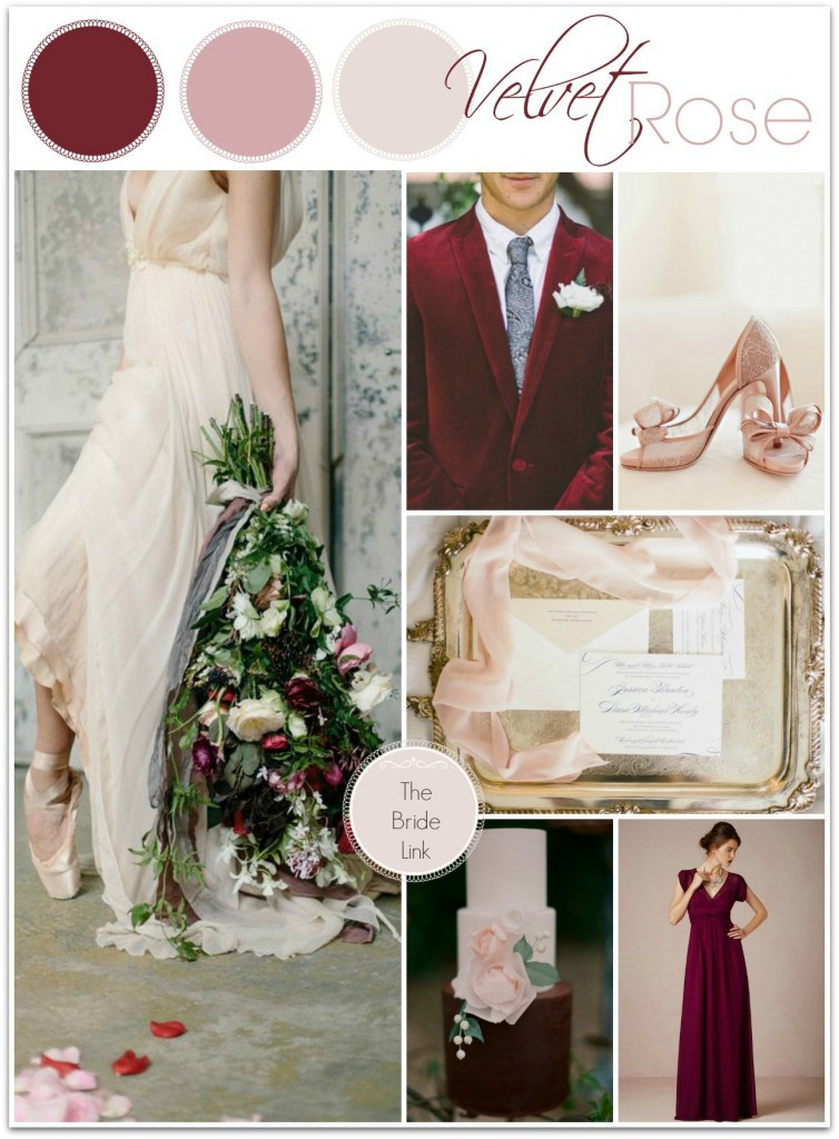 Wedding In February Themes
 Burgundy and Blush Winter Wedding Inspiration