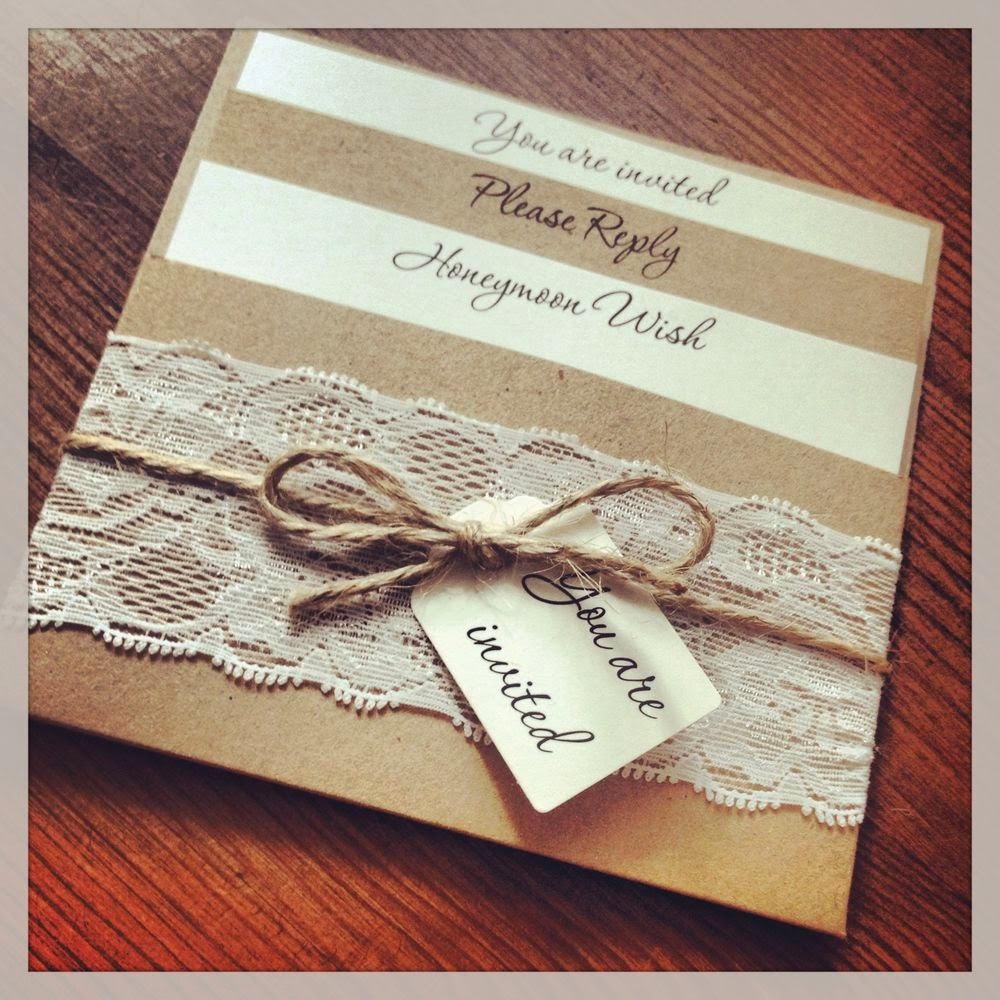 Wedding Invite
 Vintage Lace Wedding Invitations