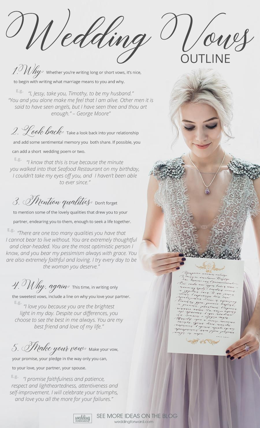 Wedding Vows
 59 Wedding Vows For Her Examples And Outline
