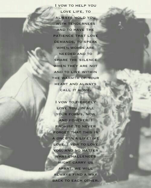 Wedding Vows That Make You Cry
 I love you so much baby