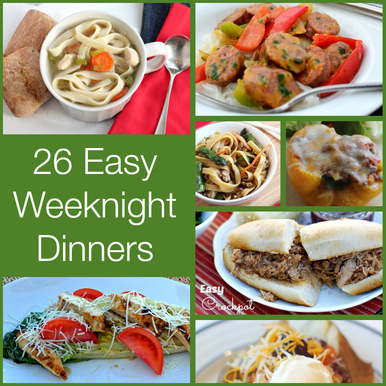 Weeknight Dinner Recipes
 EASY Weeknight Dinners