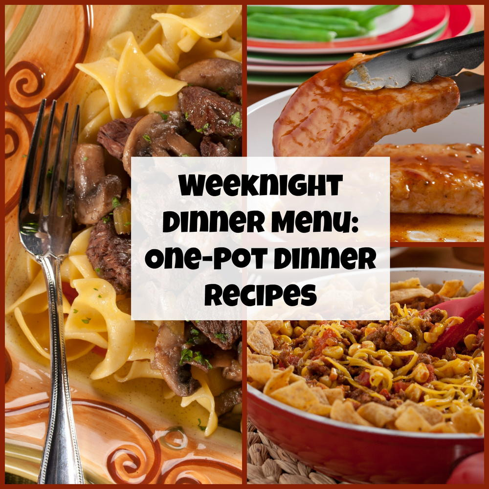 Weeknight Dinner Recipes
 Weeknight Dinner Menu 10 e Pot Dinner Recipes