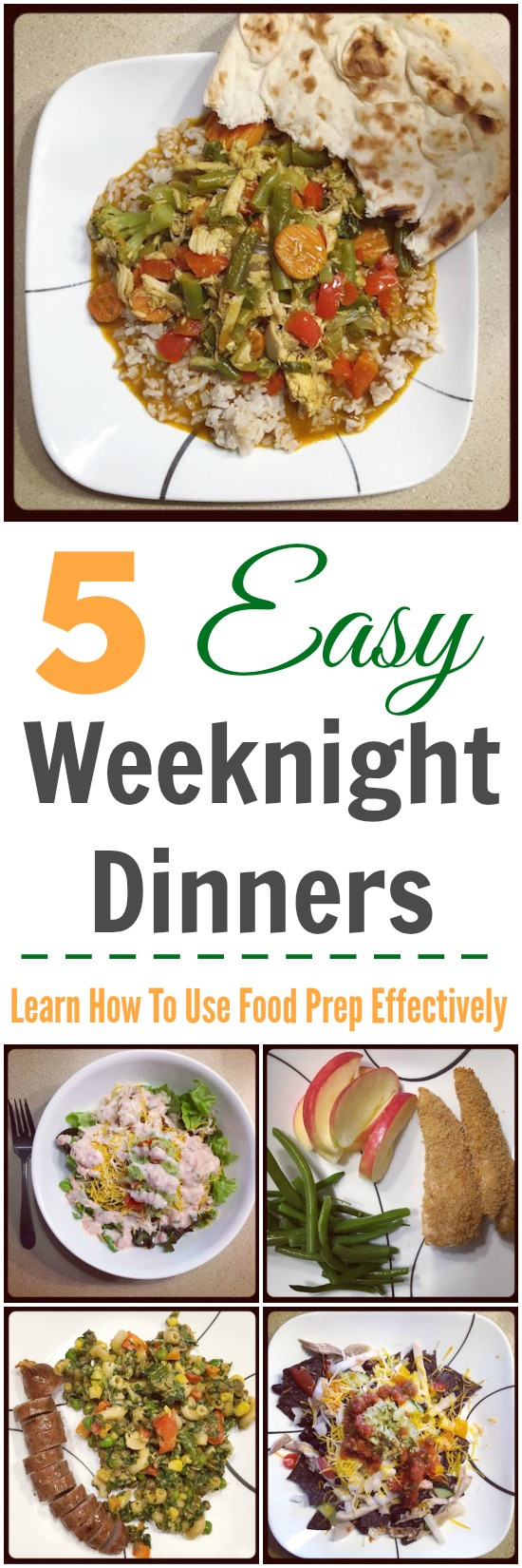 Weeknight Dinners For Two
 5 Easy Weeknight Dinners