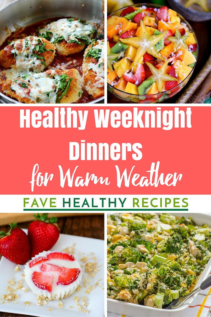 Weeknight Dinners For Two
 36 Easy Healthy Weeknight Dinners for Warm Weather