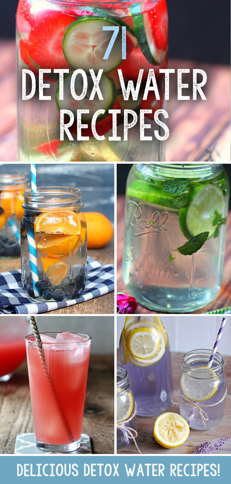Weight Loss Detox Drink Recipes
 71 Delicious Detox Water Recipes To Help You Lose Weight Fast