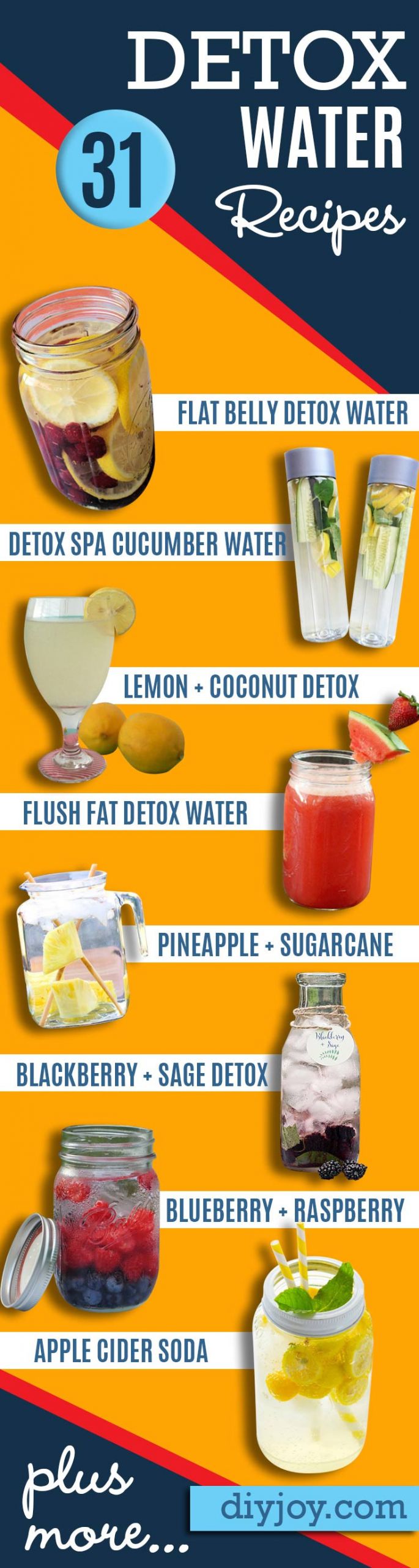 Weight Loss Detox Drink Recipes
 31 DIY DETOX Water Recipes Drinks To Start f 2016 Right