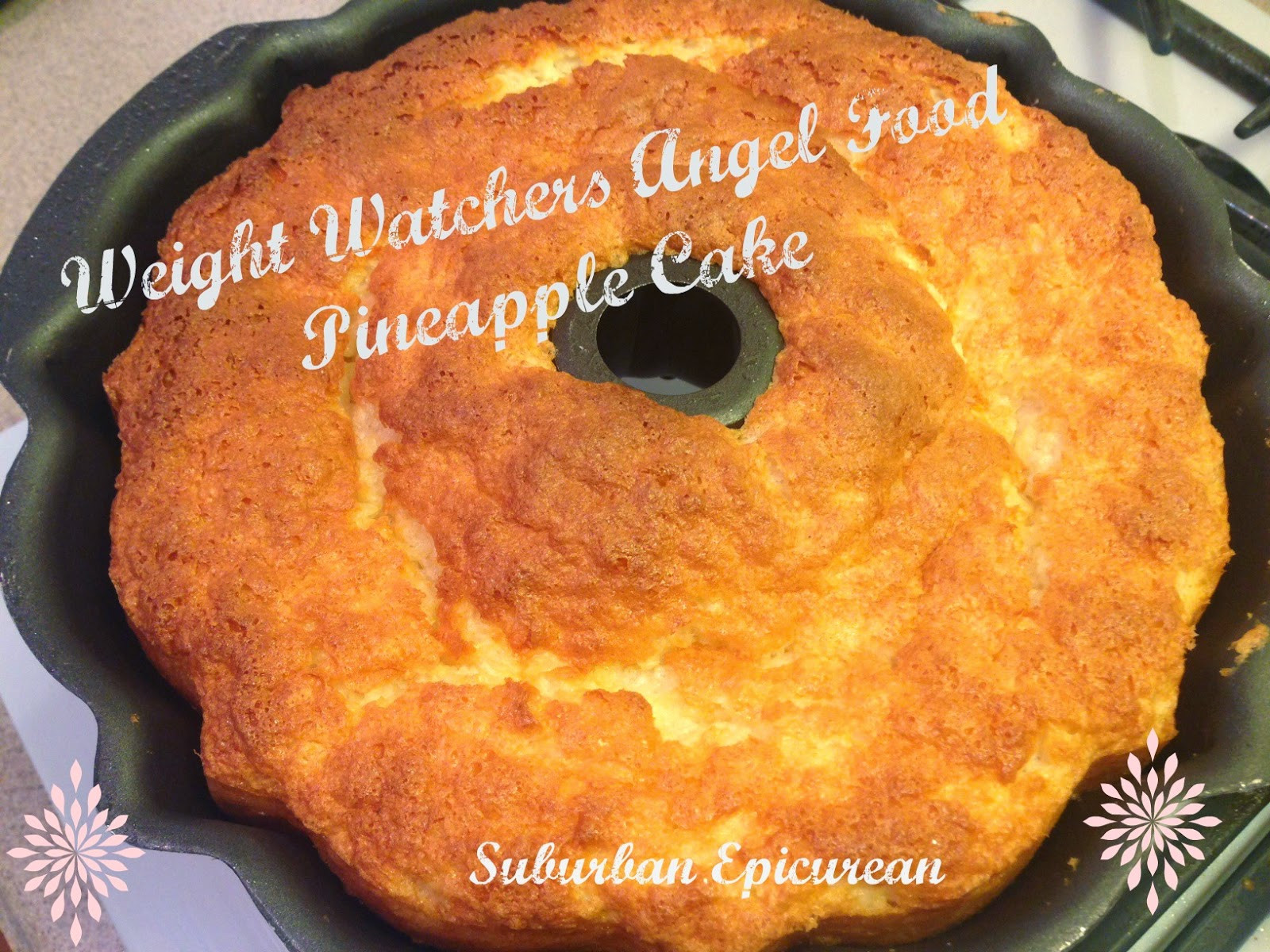Weight Watcher Angel Food Cake
 Suburban Epicurean Weight Watchers Angel Food Pineapple Cake