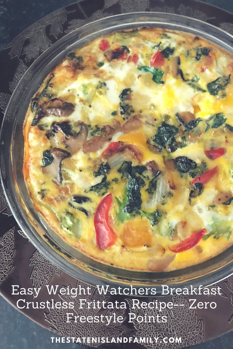 Weight Watcher Breakfast Recipes
 Easy Weight Watchers Breakfast Crustless Frittata Recipe