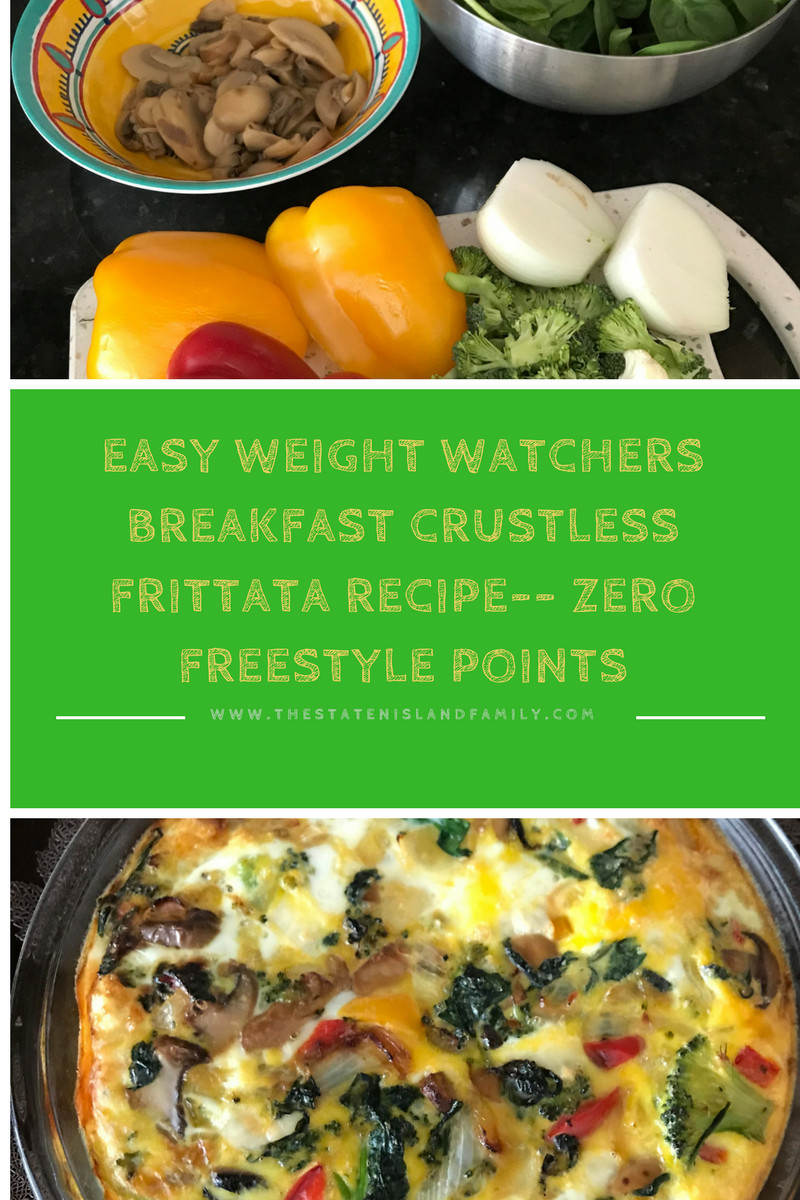 Weight Watcher Breakfast Recipes
 Easy Weight Watchers Breakfast Crustless Frittata Recipe