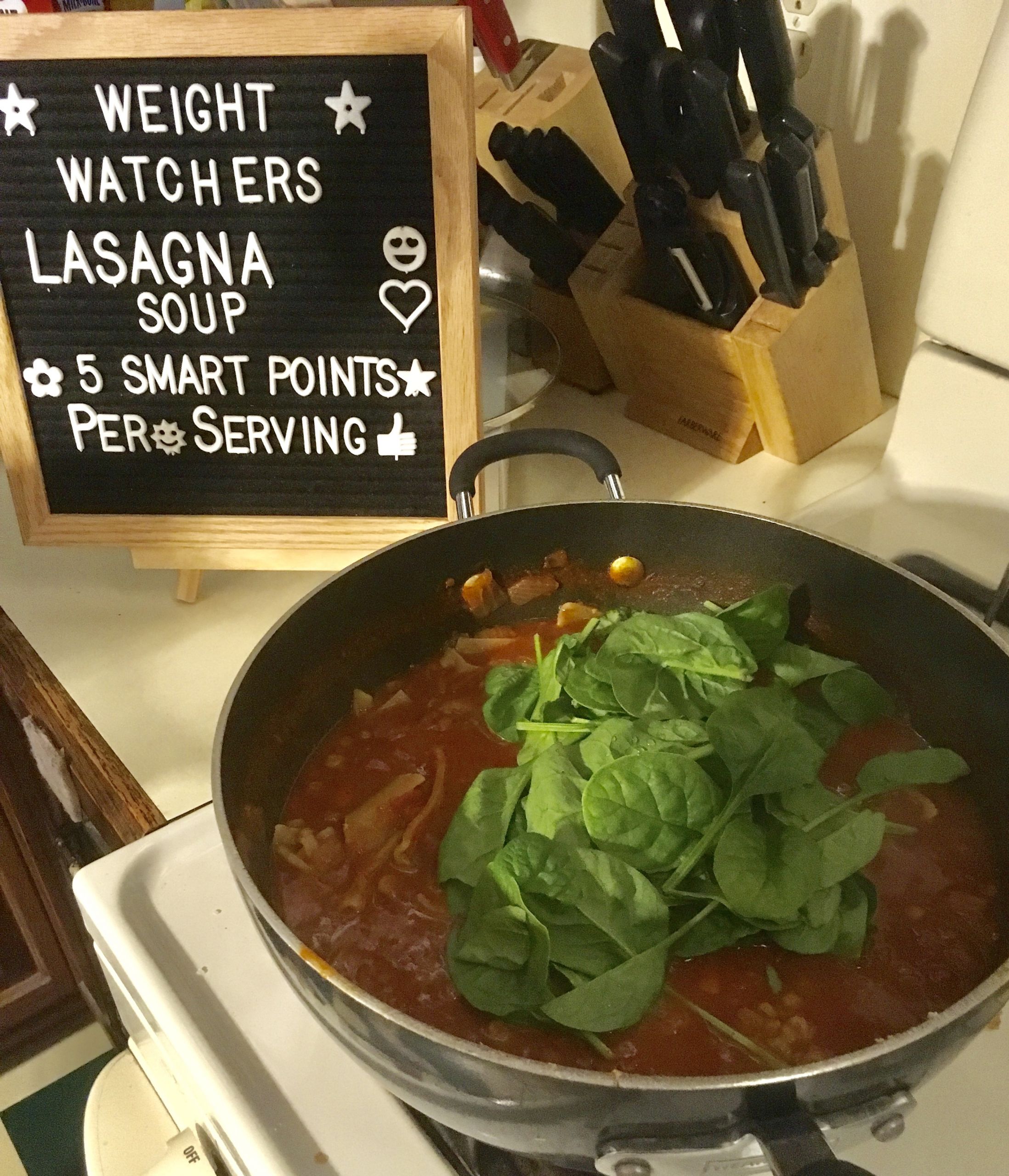 Weight Watchers Lasagna Soup
 e Pot Lasagna Soup 5 points per serving on Weight