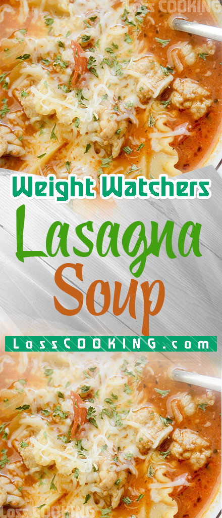 Weight Watchers Lasagna Soup
 Weight Watchers Lasagna Soup