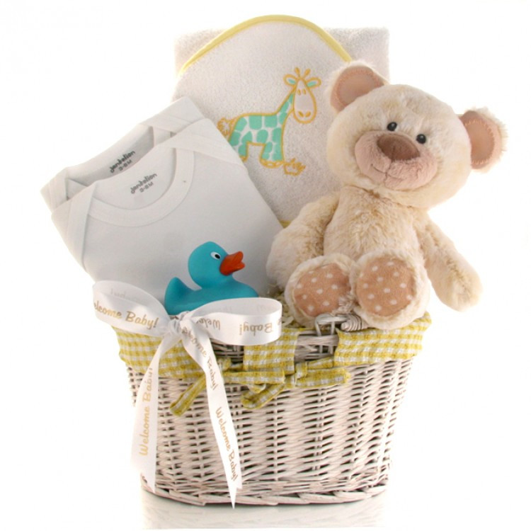 Welcome New Baby Gifts
 New Baby Gift Baskets