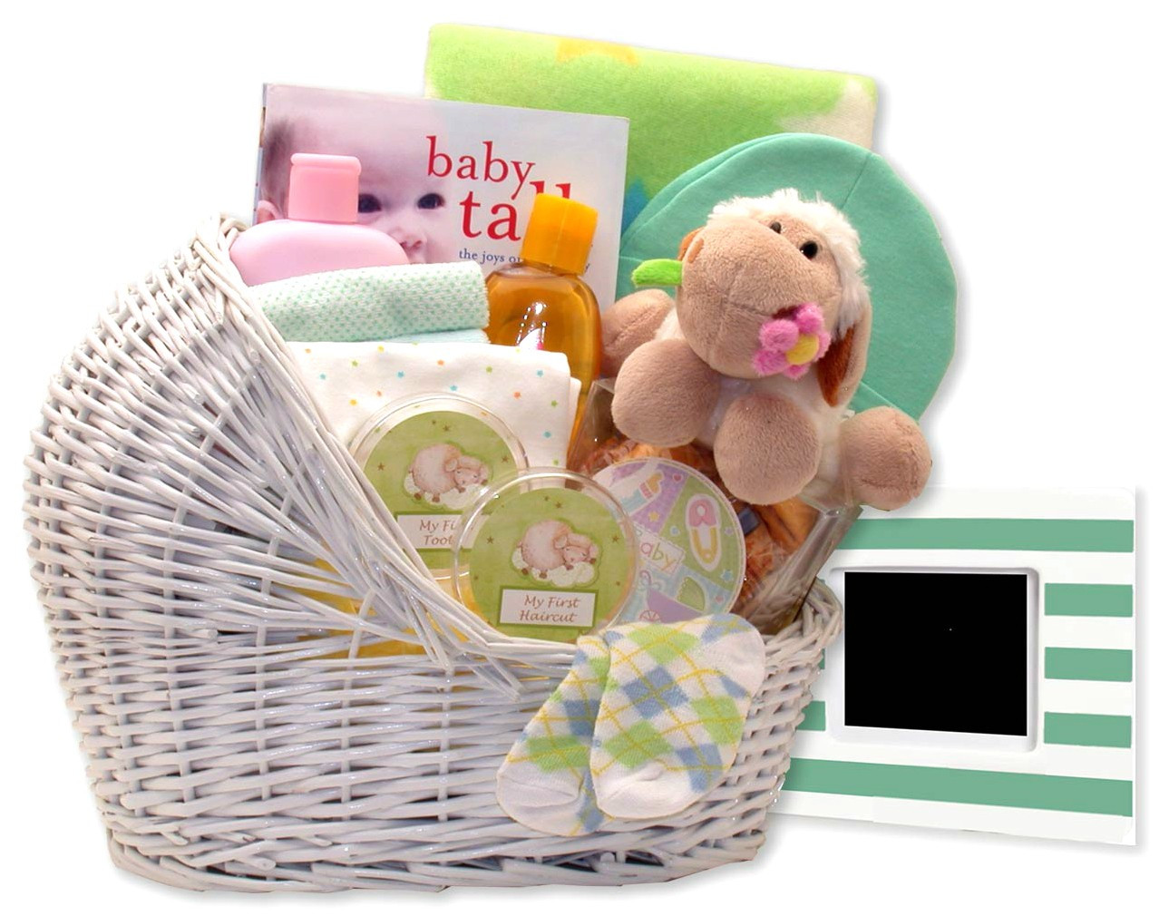 Welcome New Baby Gifts
 Wel e New Baby Bassinet Gift Basket