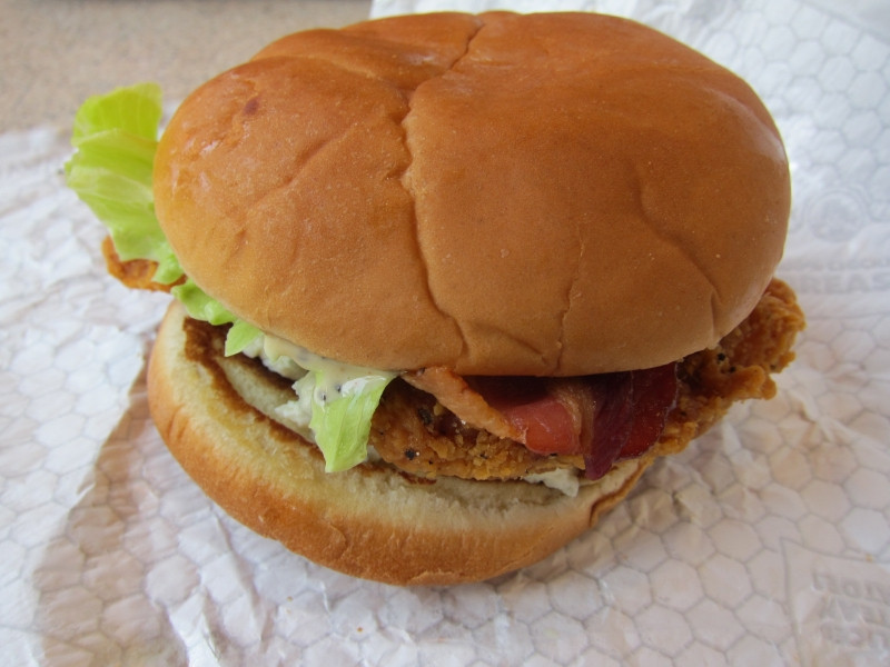 Wendys Chicken Sandwiches
 Review Wendy s Spicy Bacon & Blue Chicken Sandwich