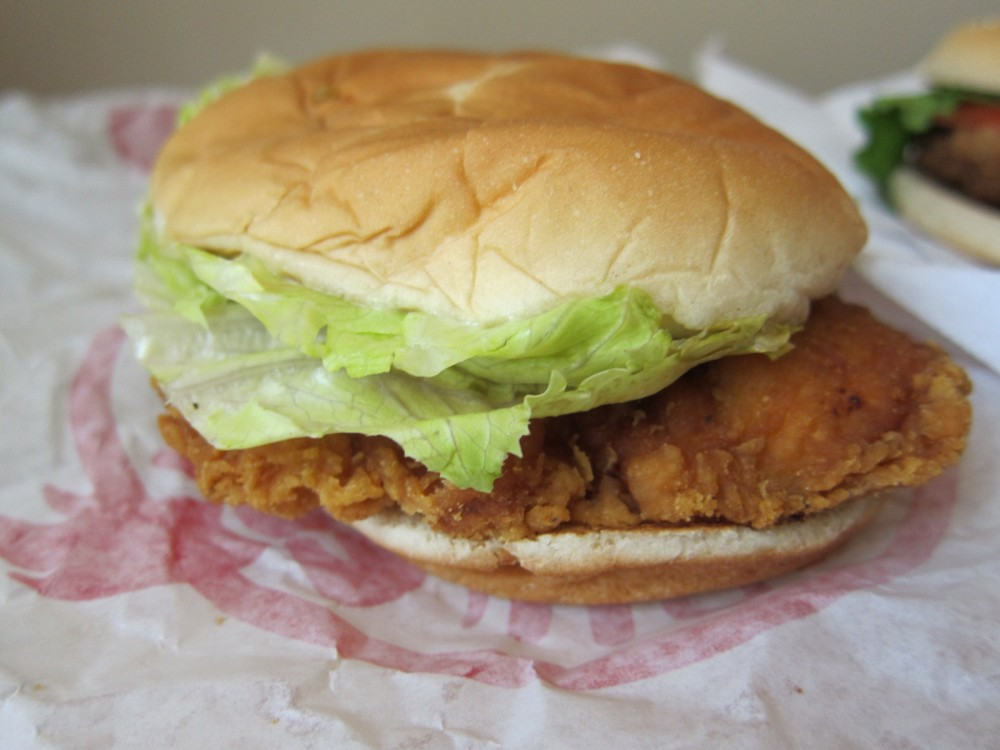 Wendys Chicken Sandwiches
 Fast Food Premium Chicken Sandwich parison