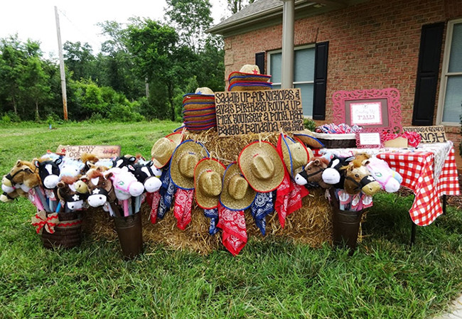 Western Birthday Party Supplies
 Country western party Nicholas is 4 and Ava is 2