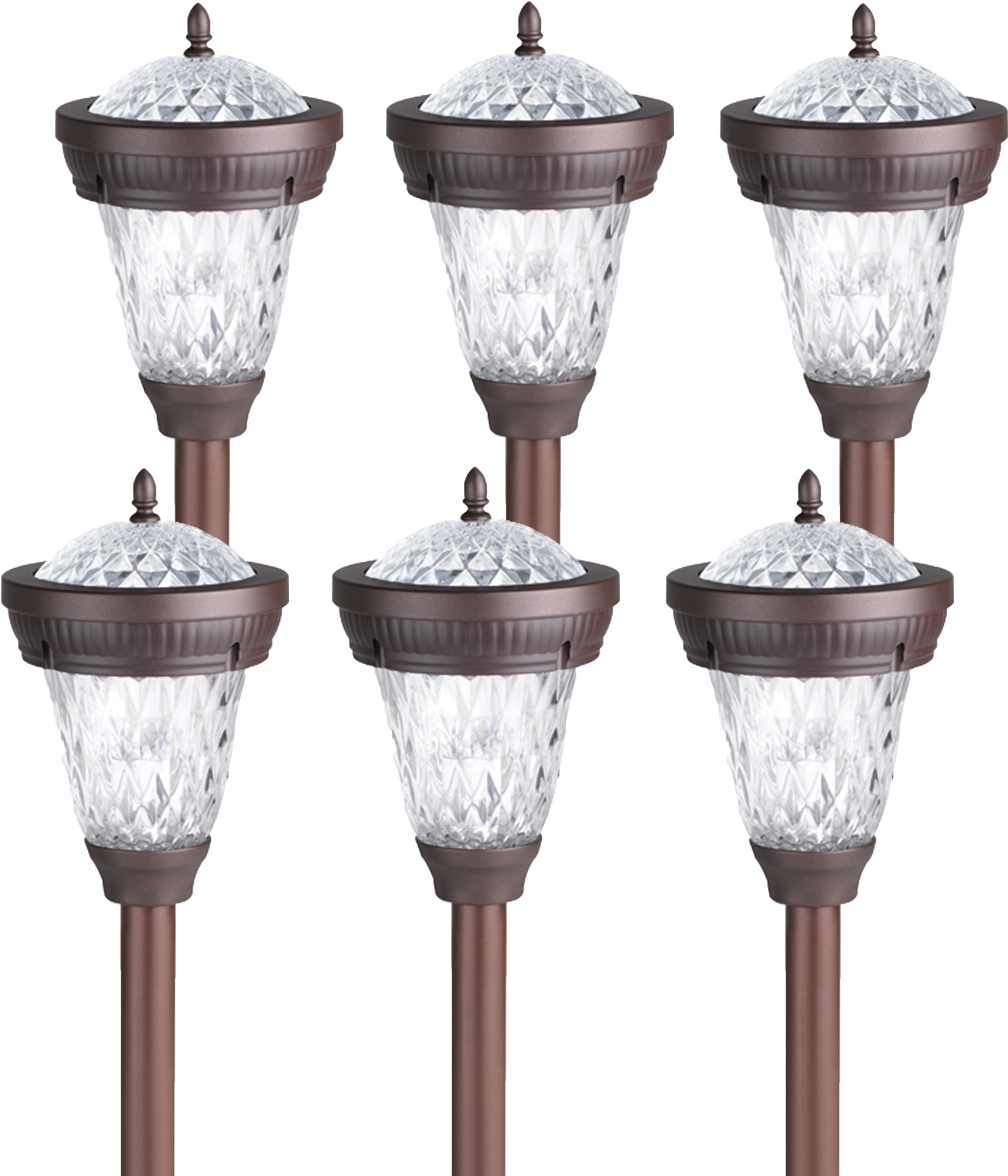 Westinghouse Solar Landscape Lights
 6 Pack Westinghouse Bastille II Solar Outdoor Garden Stake