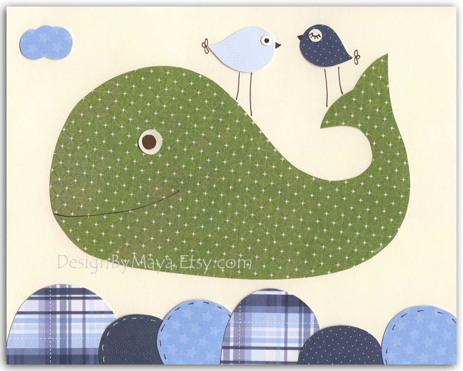 Whale Decor For Baby Room
 Nursery Whale Wall Art Baby Boy Whale Nursery Decor Children