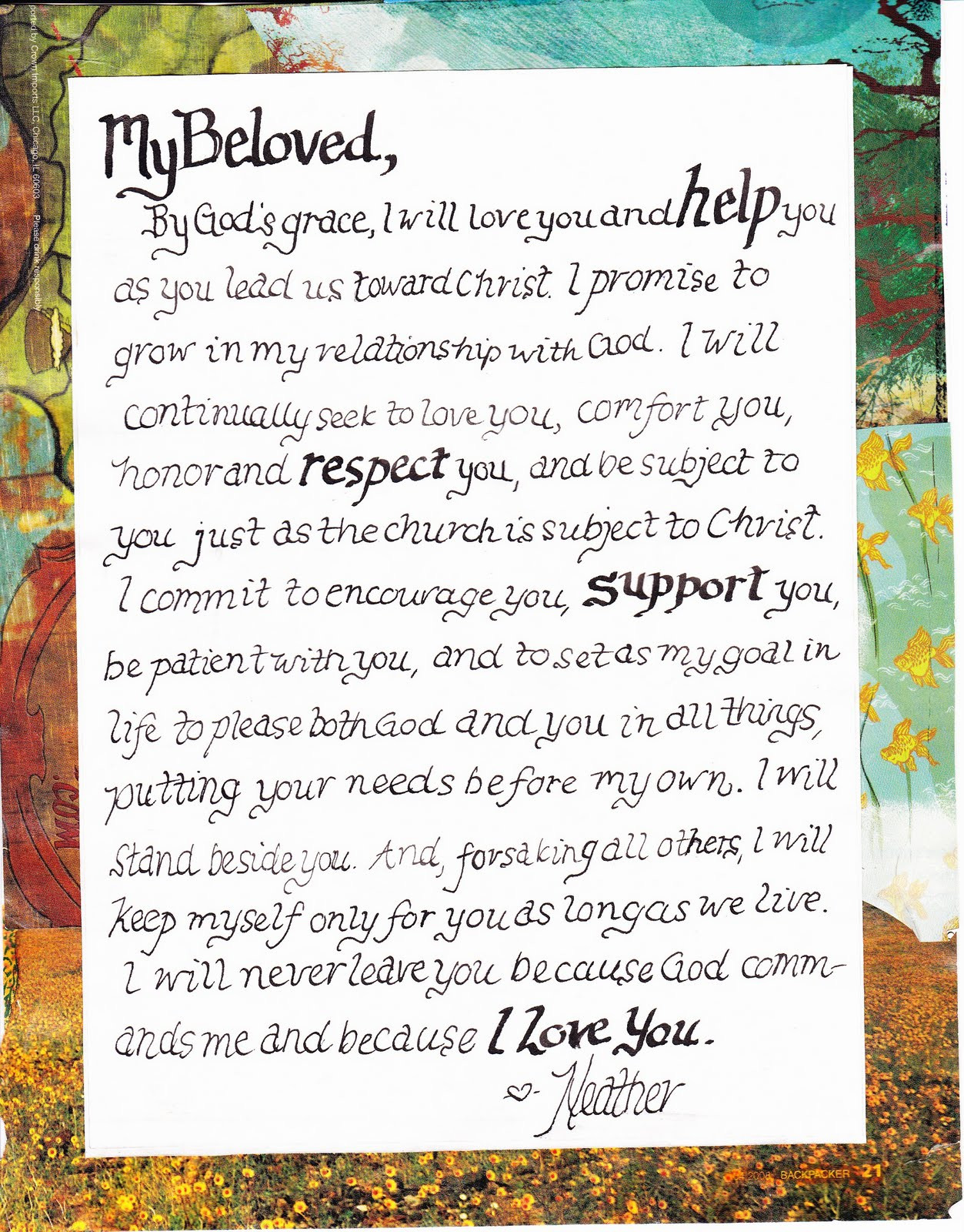 What Are Wedding Vows
 Heatherpaiges Wedding Vows