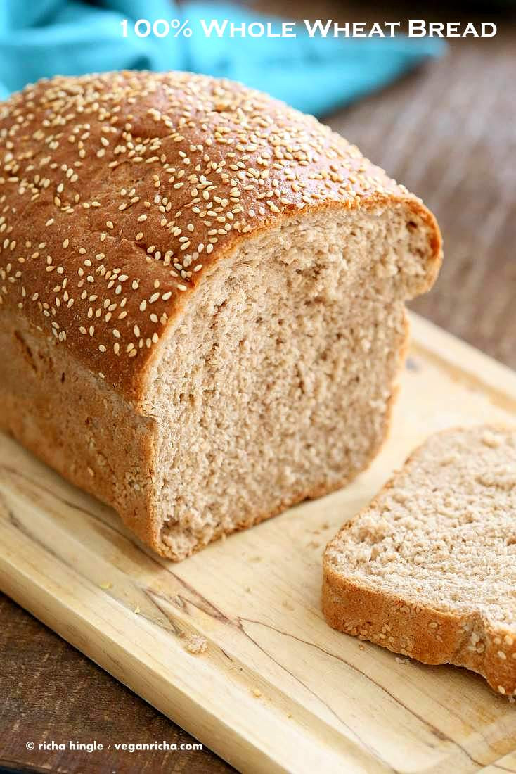 Wheatfree Bread Recipes
 Whole Wheat Bread Recipe Vegan Richa