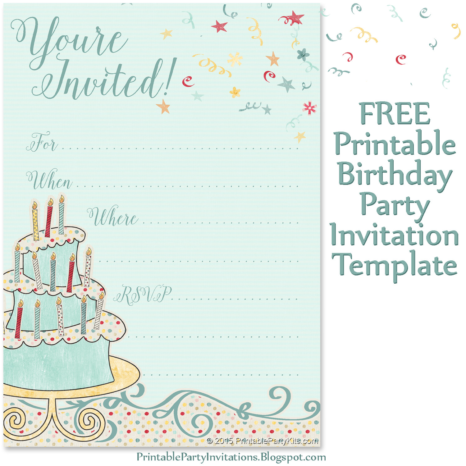 Where To Buy Birthday Invitations
 Whimsical Birthday Party Invite