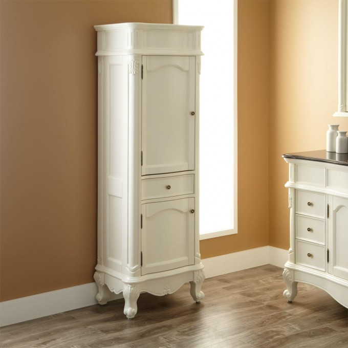 White Bathroom Linen Cabinet
 Bathroom Linen Cabinets