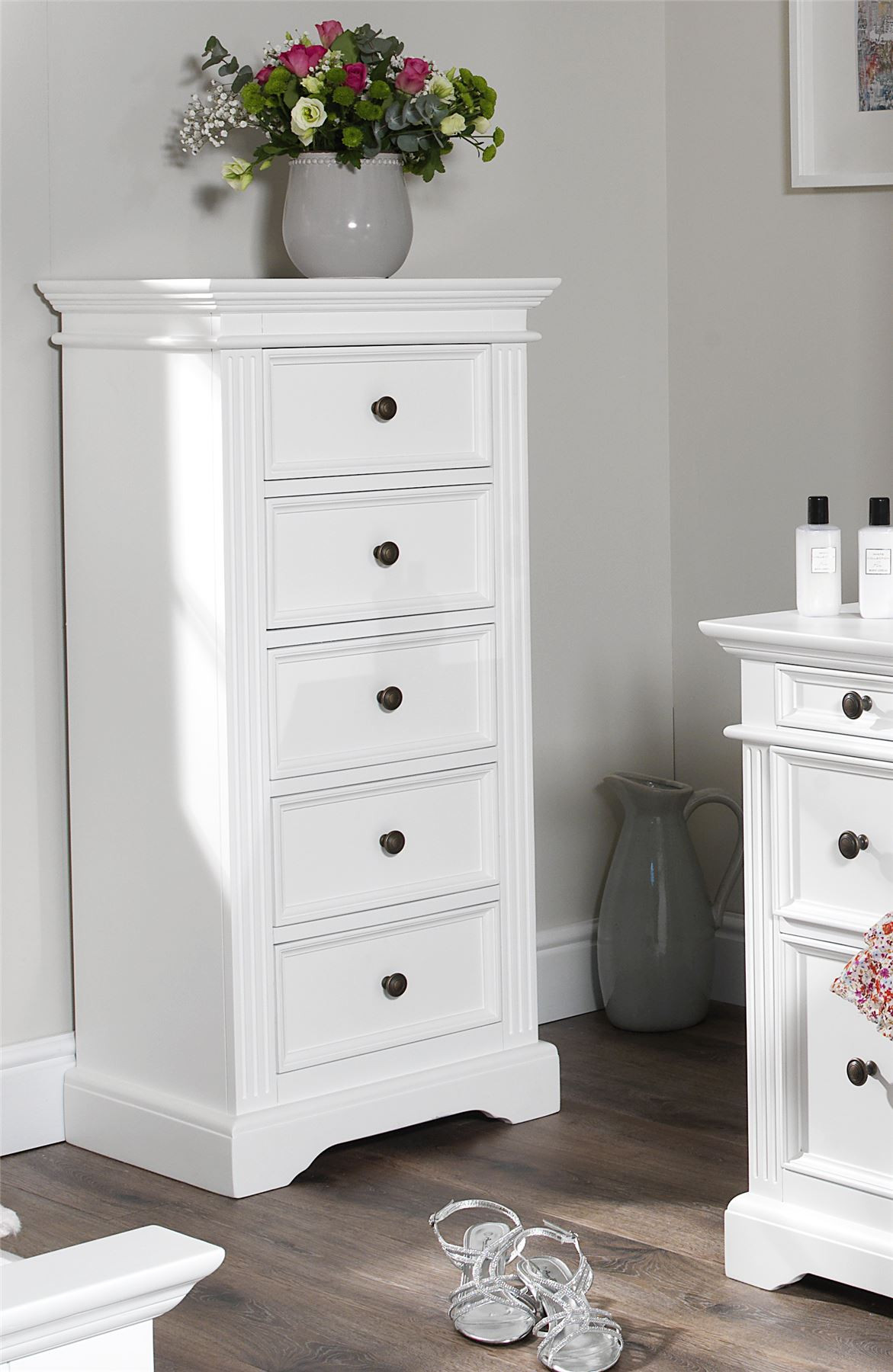 White Bedroom Cabinet
 Gainsborough White Bedroom Furniture Bedside Cabinets