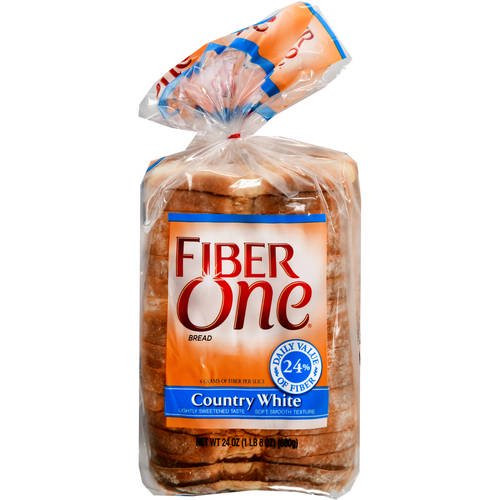 White Bread Fiber
 Fiber e Country White Bread 24 oz Walmart